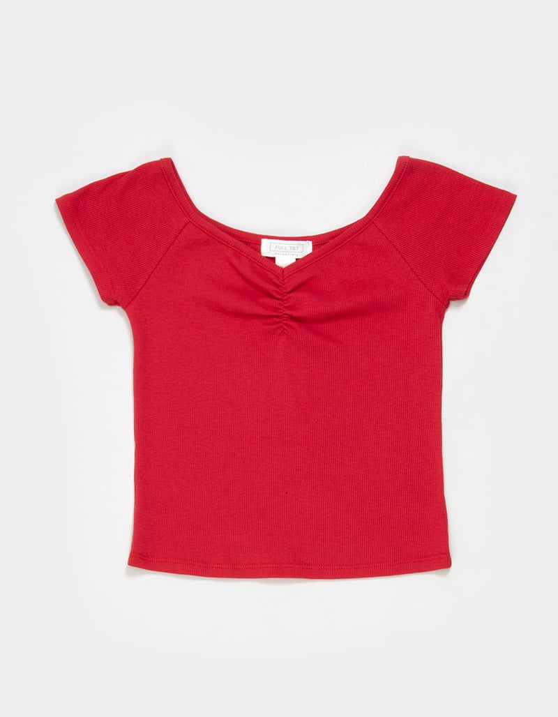 FULL TILT Essentials Girls Cinch Tee image number 3