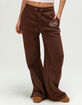 VON DUTCH Womens Wide Leg Sweatpants image number 3