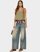 EDIKTED Viviana Linen Look Top image number 5