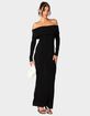 EDIKTED Susan Fold Over Maxi Dress image number 3