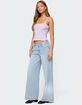 EDIKTED Leela Scrunch Striped Tank Top image number 4