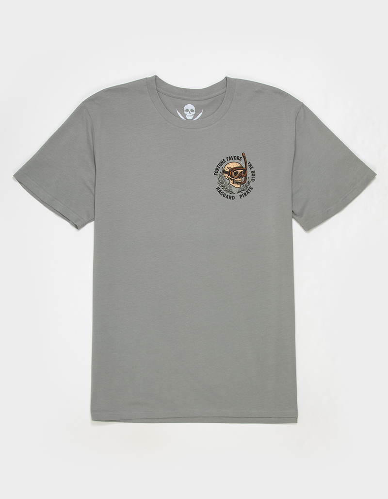 HAGGARD PIRATE Skull Dive Mens Tee image number 1