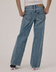 RSQ Double Button Girls Wide Leg Jeans image number 5