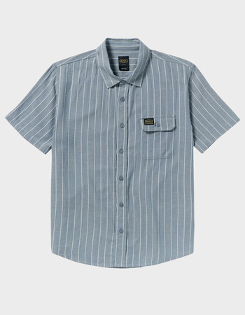 RVCA Dayshift Stripe II Mens Button Up Shirt Alternative Image
