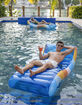 POOLCANDY Good Vibes Deluxe Inflatable Pool Chaise Lounger image number 4