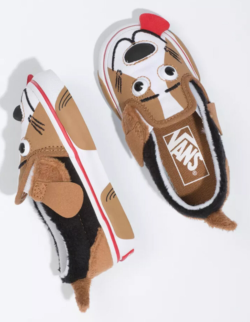 VANS Toddler Dog Slip-On Velcro Shoes image number 2