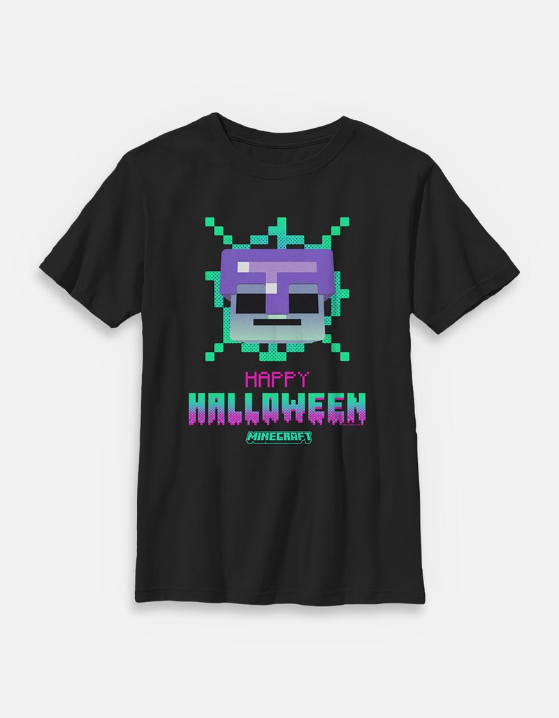 MINECRAFT Halloween Web Unisex Kids Tee image number 0