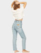 BILLABONG x Wrangler She's Cheeky Womens High Waist Denim Jeans image number 3