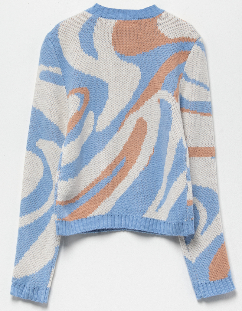 FULL TILT Swirl Girls Pullover Sweater image number 2