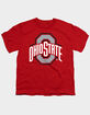 THE OHIO STATE UNIVERSITY Official Distressed Primary Logo Boys Tee image number 1