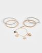 FULL TILT 5 Pack Heart Locket Charm Bracelets image number 1