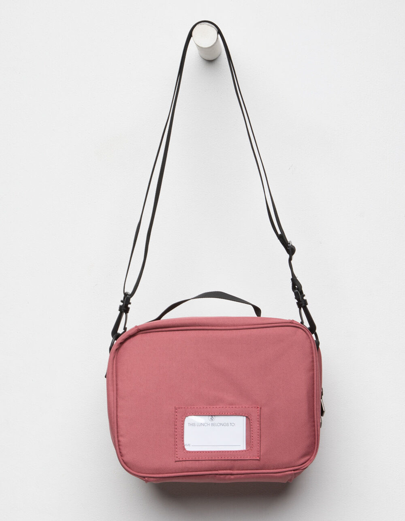 VOLCOM Brown Bag Pink Lunch Box image number 1