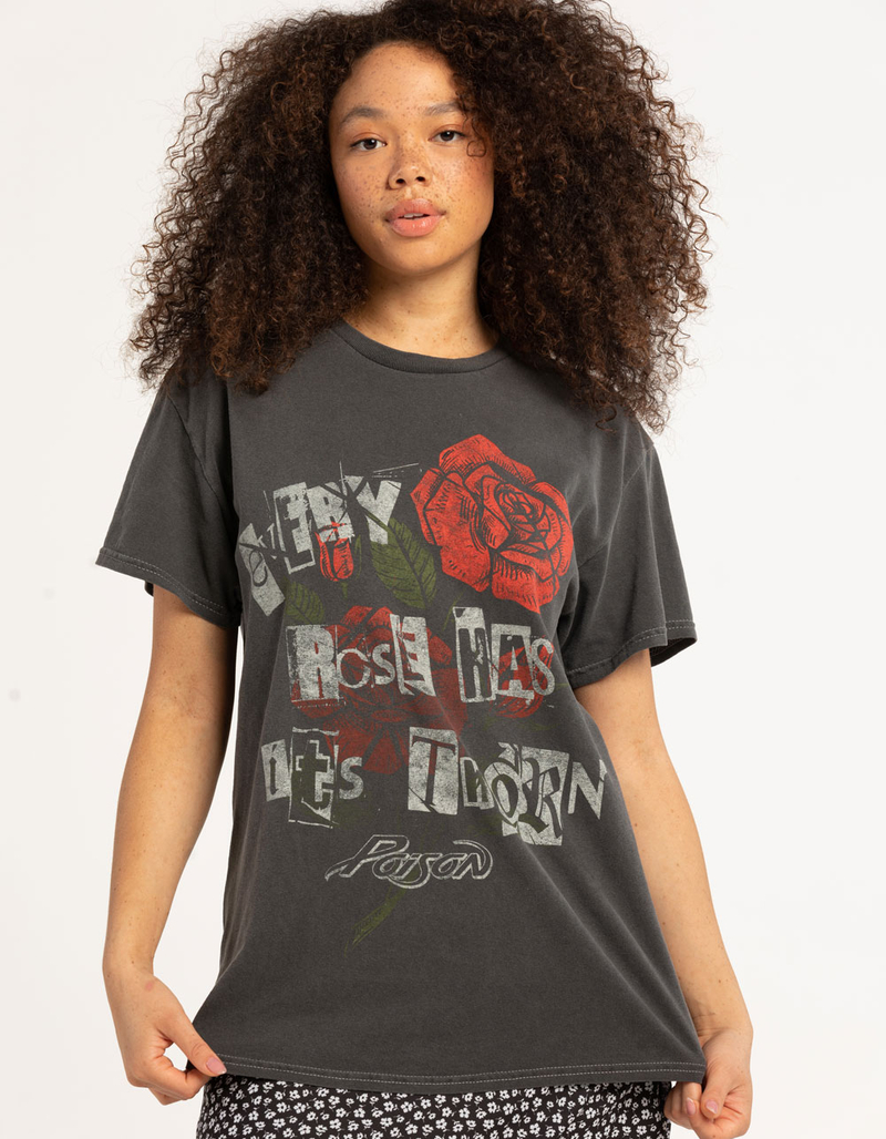 POISON Rose Thorn Womens Tee image number 0