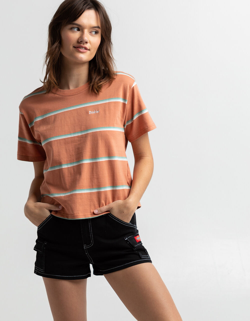 DICKIES Stripe Womens Crop Tee image number 0