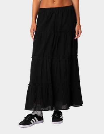 EDIKTED Charlotte Tiered Maxi Skirt Primary Image