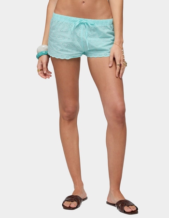EDIKTED Talula Eyelet Shorts Primary Image