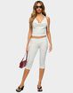 EDIKTED Eloisa Polka Dot Buckle Halter Top image number 5