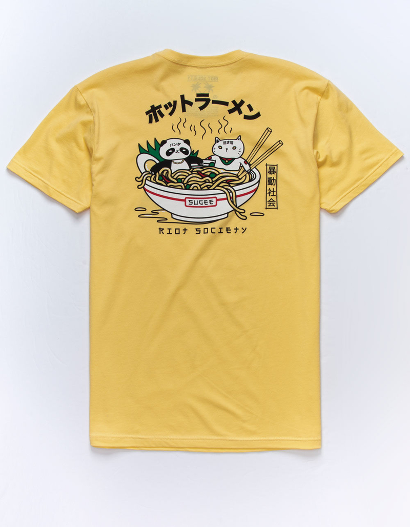 RIOT SOCIETY x Sugee Ramen Bowl Mens T-Shirt image number 0