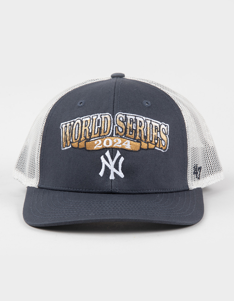 47 BRAND Leader New York Yankees World Series 2024 47 Trucker Hat image number 1