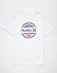 HURLEY One & Only Circle Stars Mens T-Shirt image number 1