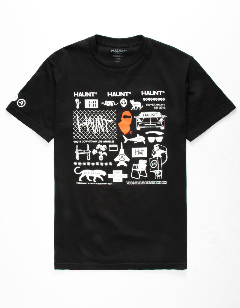 HAUNT Iconography Mens T-Shirt image number 0