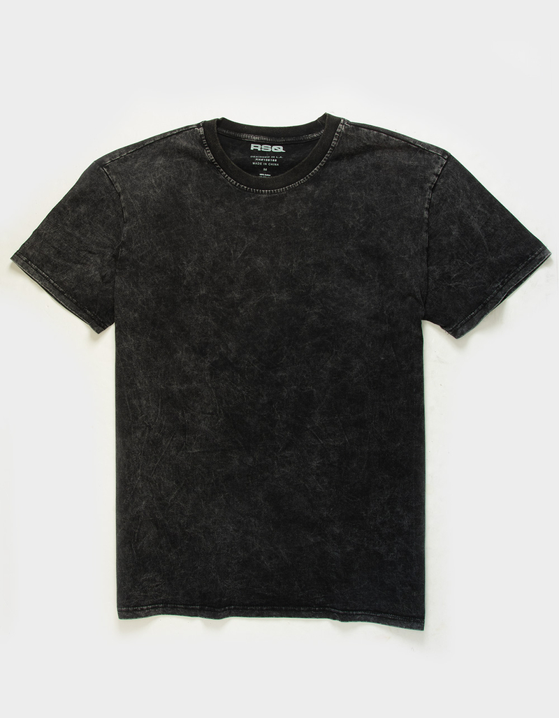 RSQ Mens Acid Wash Oversized Tee image number 1