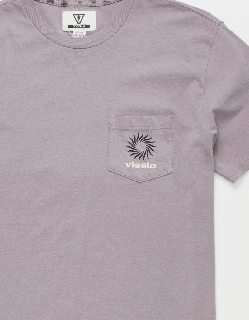 VISSLA Pin Wheel Mens Pocket Tee image number 3