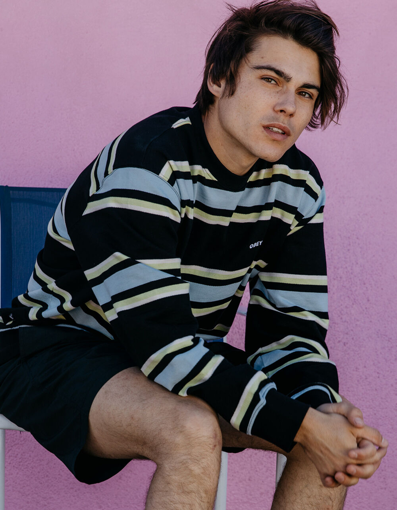 OBEY Jones Mens Organic Crew Sweatshirt image number 0