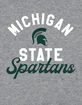 MICHIGAN STATE UNIVERSITY Classic Script Womens Baby Rib Tee image number 3