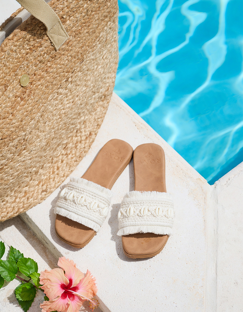 ROXY Positano Womens Slide Sandals image number 6