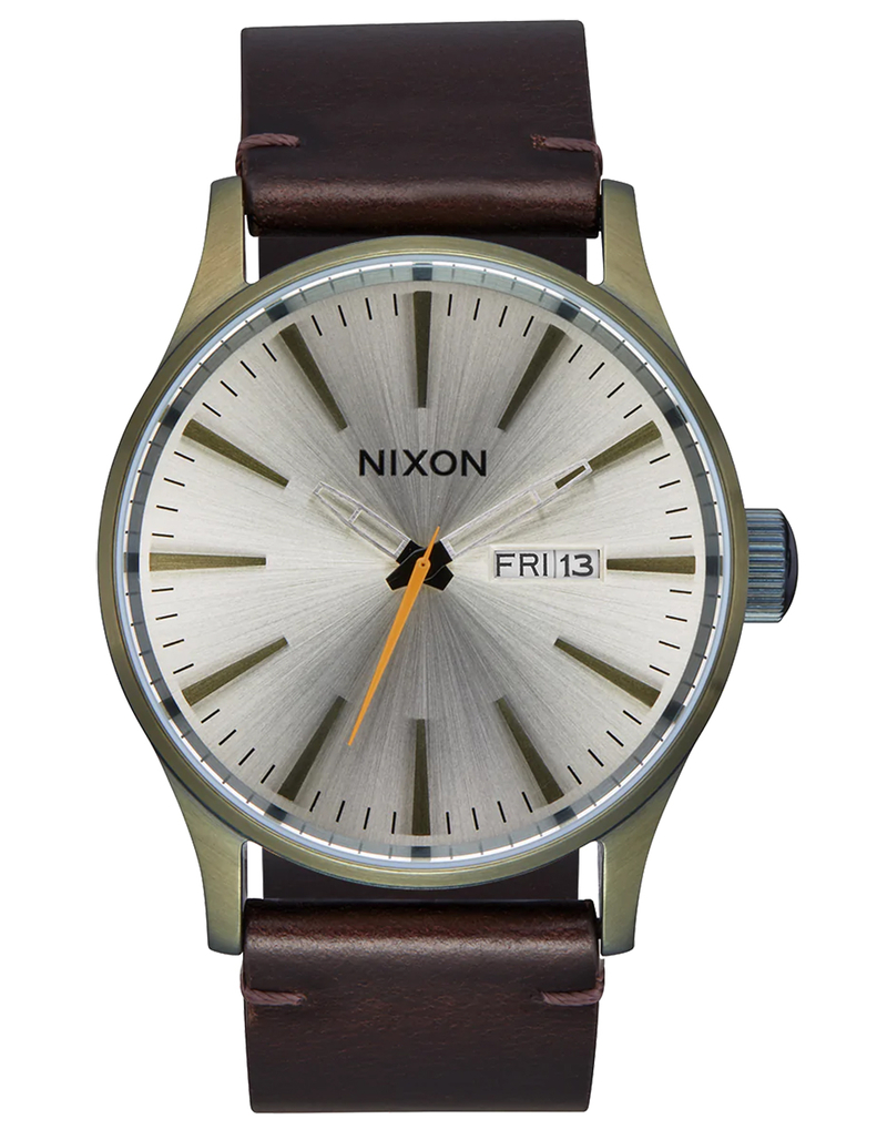 NIXON Sentry Leather Watch image number 0