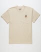 RIOT SOCIETY Bear Mens Tee - SAND