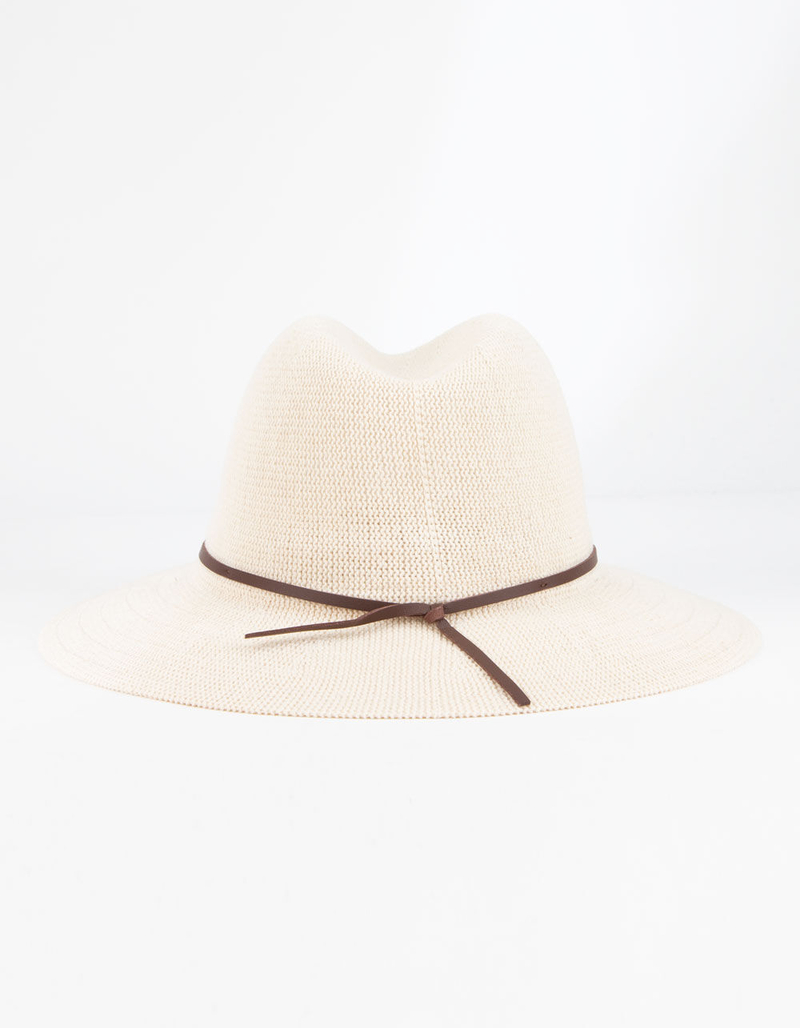 Rancher Womens Cream Fedora image number 0