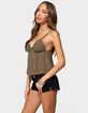 EDIKTED Raia Beaded Babydoll Top image number 2