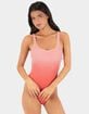 HURLEY Ombre Scrunch Moderate One Piece Swimsuit image number 1