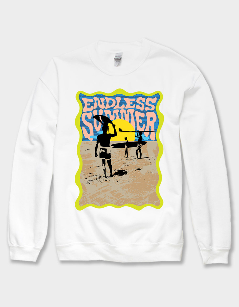 THE ENDLESS SUMMER Wavy Frame Unisex Crewneck Sweatshirt image number 0