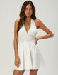 RSQ Womens Eyelet Halter Dress image number 1