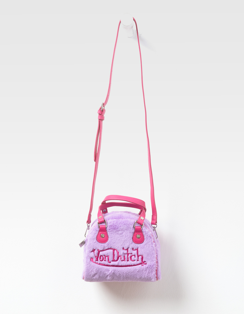 VON DUTCH Furry Bowling Bag image number 6