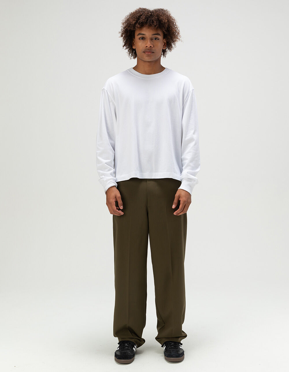 RSQ Mens Baggy Trousers - DARK OLIVE | Tillys
