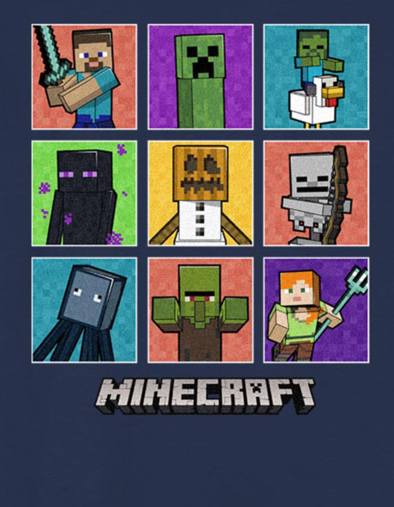 MINECRAFT Nine Character Unisex Kids Tee image number 1