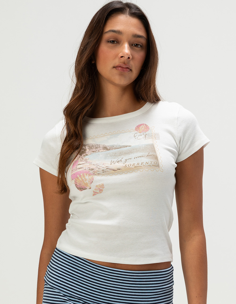 FULL TILT Sorrento Postcard Womens Tee image number 0
