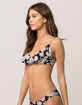 FULL TILT Floral Ruffle Bralette Bikini Top image number 2