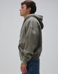 RSQ Mens Washed Zip-Up Oversized Hoodie image number 4