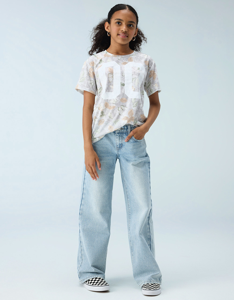 RSQ Girls Low Rise Wide Leg Jeans image number 8