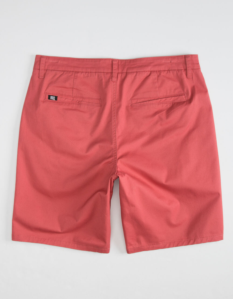 RSQ Mid Length Mens Garnet Chino Shorts image number 5