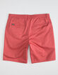 RSQ Mid Length Mens Garnet Chino Shorts image number 6