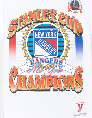 MITCHELL & NESS NHL New York Rangers Stanley Cup Champs Mens Tee Alternative Image