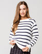 ROXY Deep Honey Stripe Womens Sweater image number 1