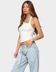EDIKTED Kylan Asymmetric Halter Top image number 2
