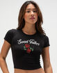ROSES Sweet Talker Womens Baby Tee image number 1